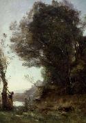 Jean Baptiste Camille  Corot appelskord i ariccia china oil painting artist